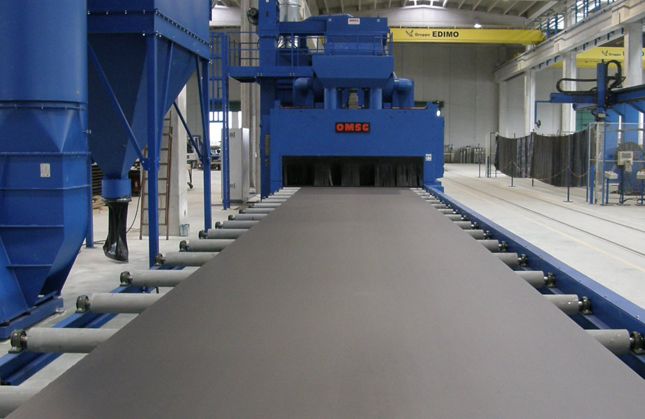 OMSG - LAUCO - Ruleli Konveyörlü Kumlama Makinaları