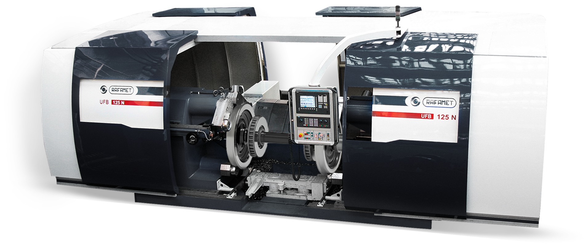 RAFAMET - UFB 125 N - Sürtünme Sürücüsü Tipi Zemin Üstü Tekerlek Torna