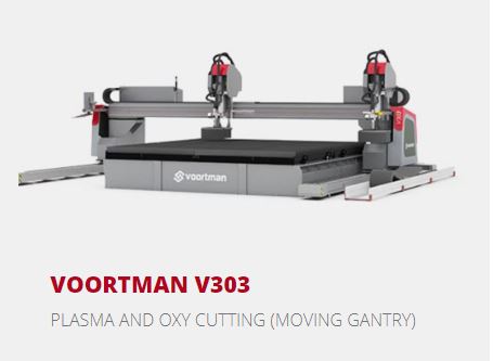 VOORTMAN - V303 - Plazma ve Oksijenli Kesim Tezgahı (Hareketli Köprü)