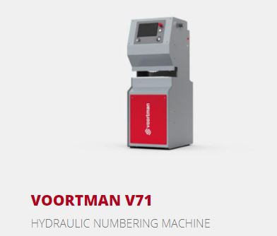 VOORTMAN - V71 - Hidrolik Numaralama Makinası